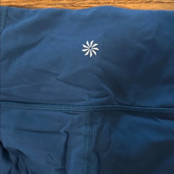 Athleta Elation Laser Cut 7/8 Tight | Size M | Teal - Picture 3 of 4